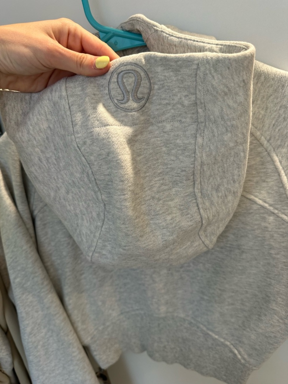 lululemon athletica scuba Heather Gray Zip-Up Hoodie